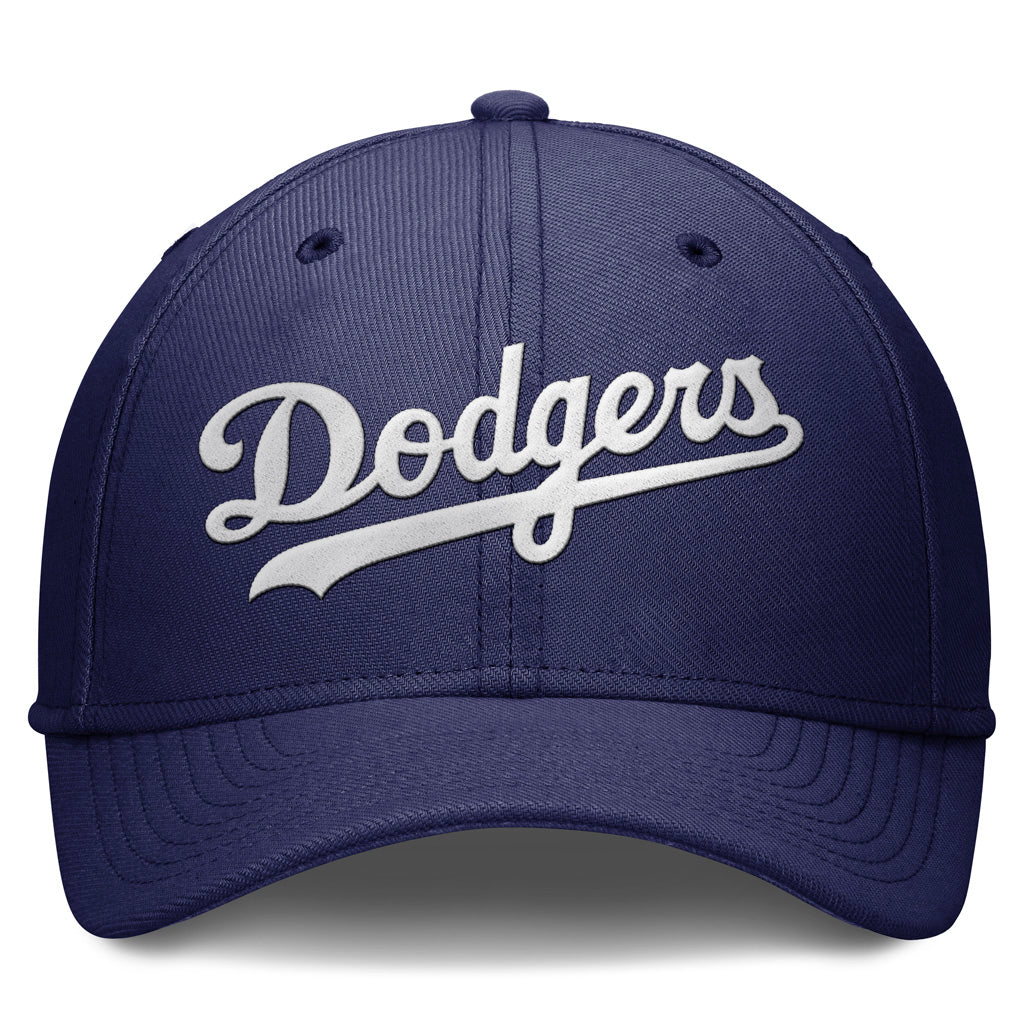 MLB Los Angeles Dodgers Nike Primary Flex Fit Hat - Blue - Image 2