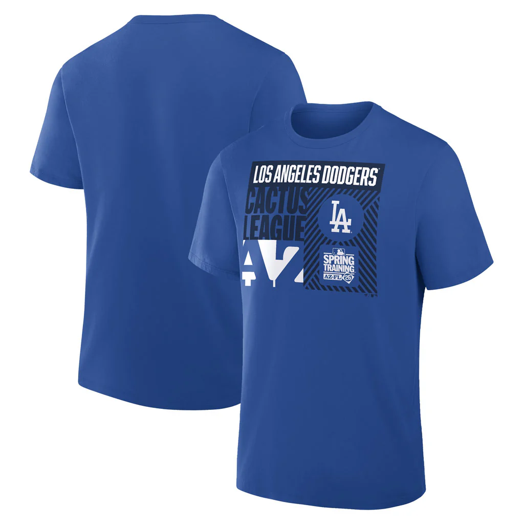 MLB Los Angeles Dodgers Nike Spring Training 2026 Cotton T-Shirt - Blue
