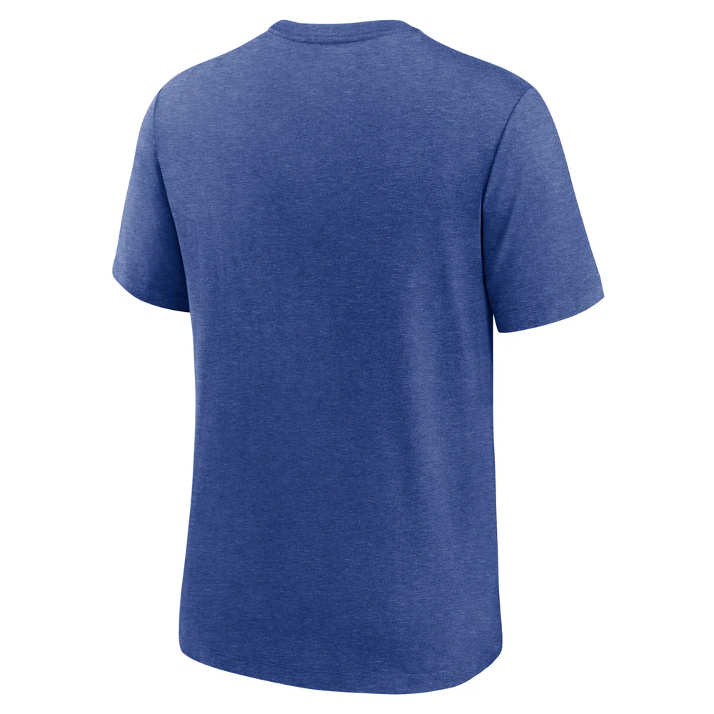 MLB Los Angeles Dodgers Nike Swing Big Tri-Blend T-Shirt - Blue - Image 3