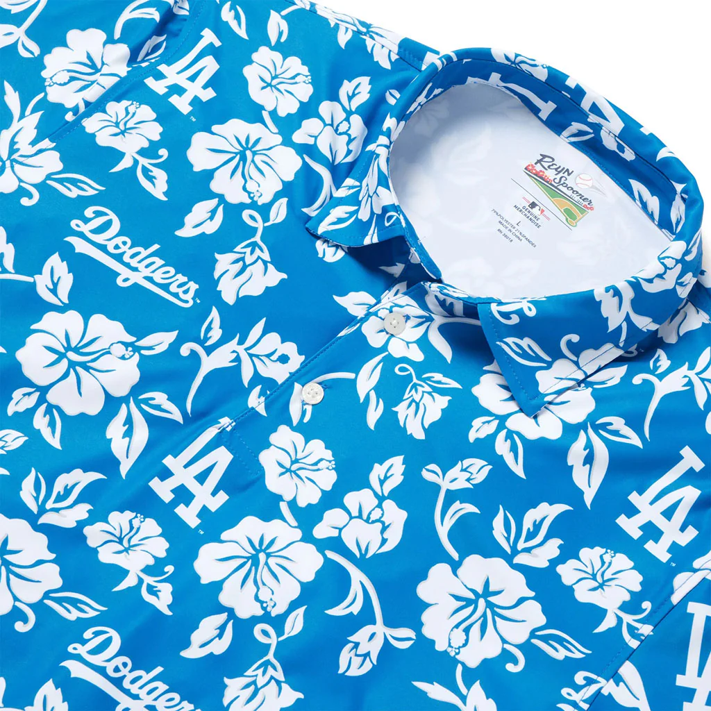 MLB Los Angeles Dodgers Reyn Spooner Game Day Polo - Blue - Image 2