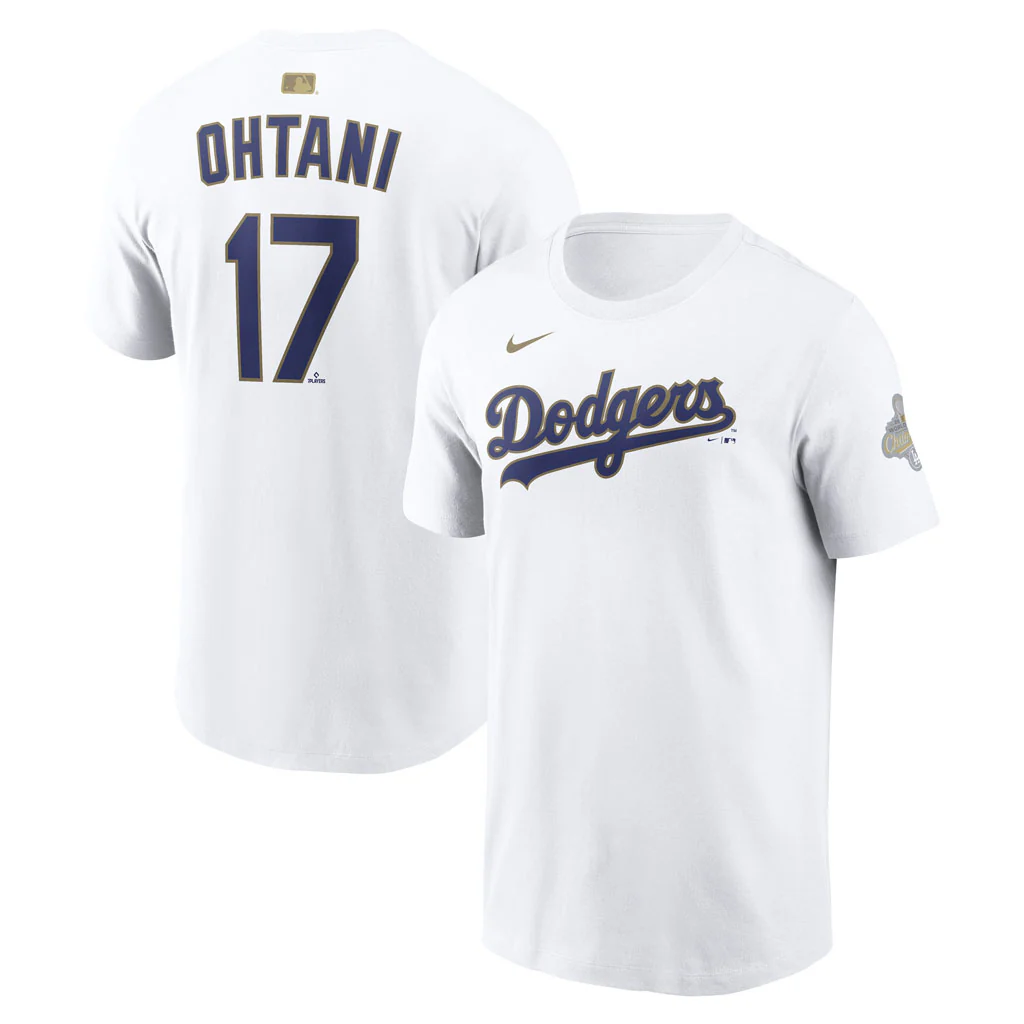MLB Los Angeles Dodgers Shohei Ohtani Nike 2026 Gold Player T-Shirt - White
