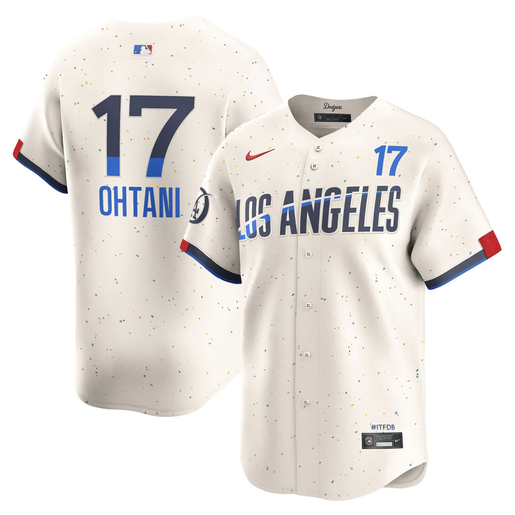 MLB Los Angeles Dodgers Shohei Ohtani Nike City Connect Limited Jersey - Cream