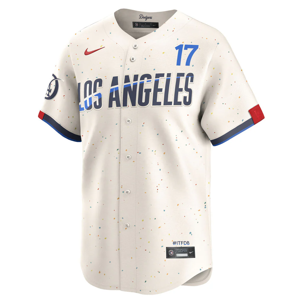 MLB Los Angeles Dodgers Shohei Ohtani Nike City Connect Limited Jersey - Cream - Image 2