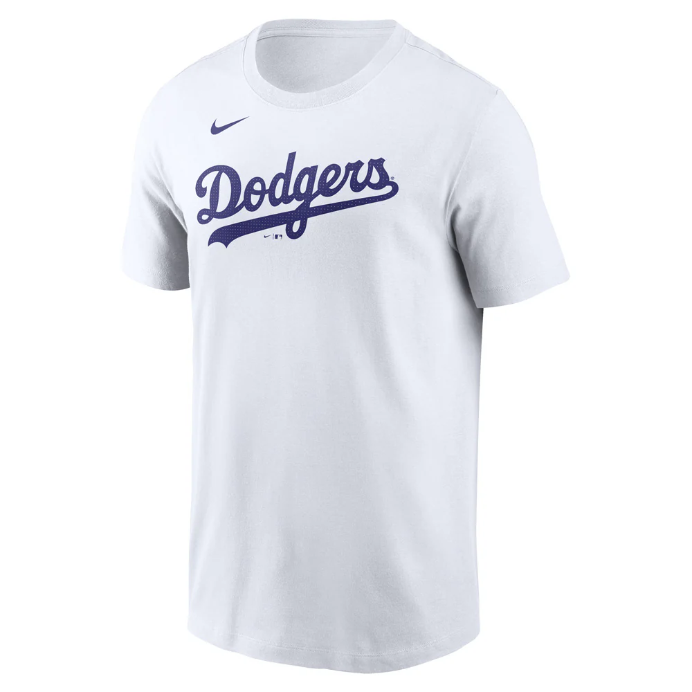 MLB Los Angeles Dodgers Shohei Ohtani Nike FUSE Home Name & Number T-Shirt - White - Image 2