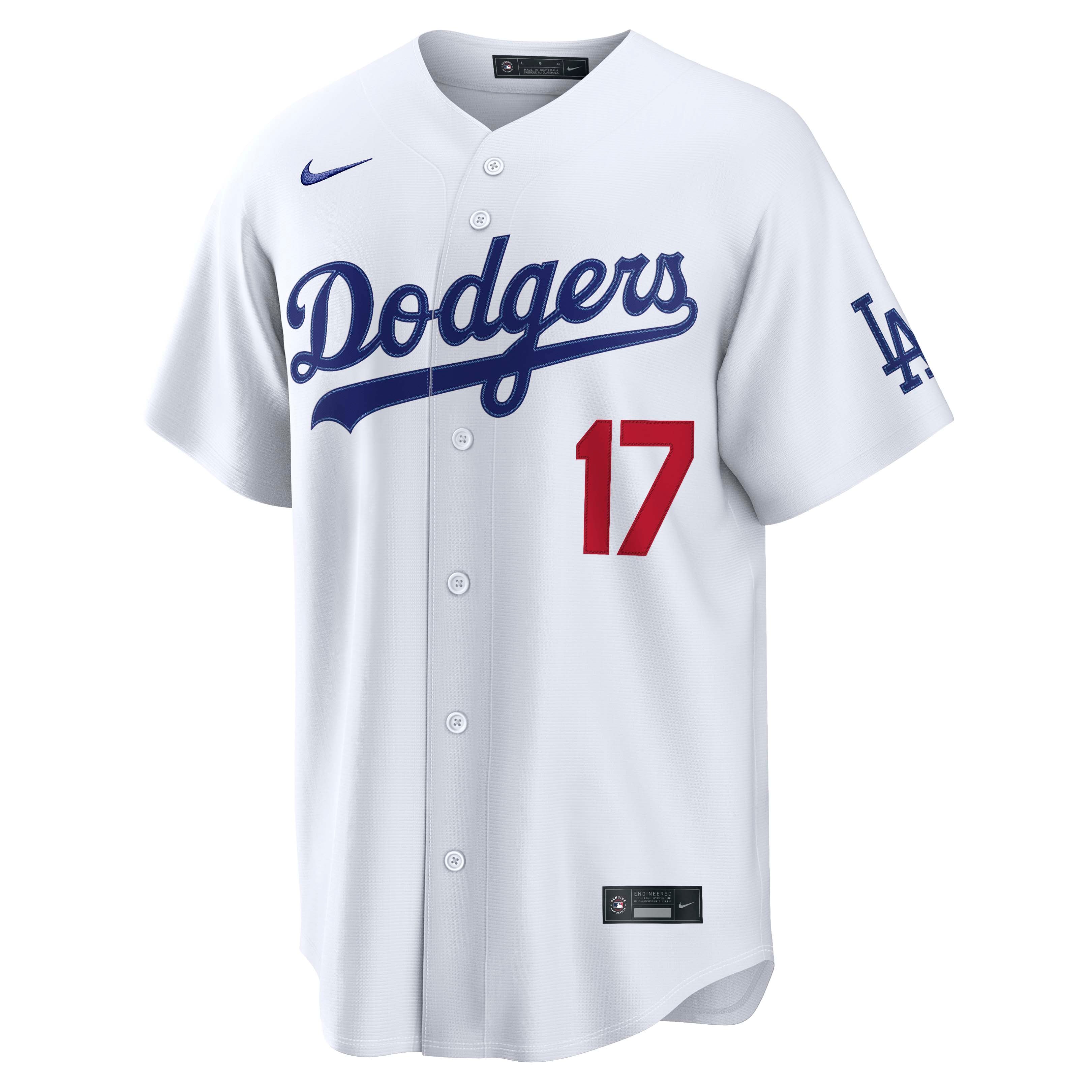 MLB Los Angeles Dodgers Shohei Ohtani Nike Home Stadium Jersey- White - Image 2