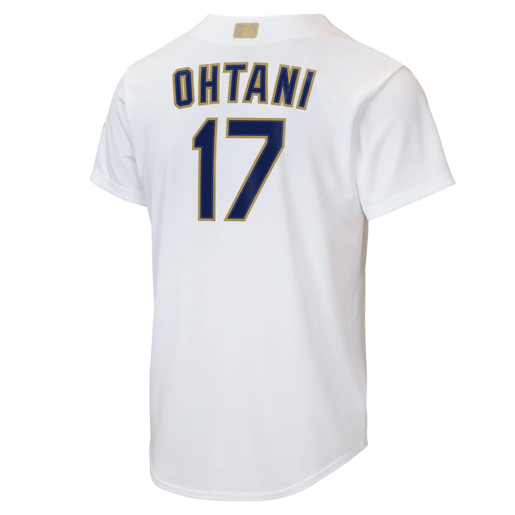 MLB Los Angeles Dodgers Shohei Ohtani Youth Nike 2026 Gold Jersey - White - Image 3