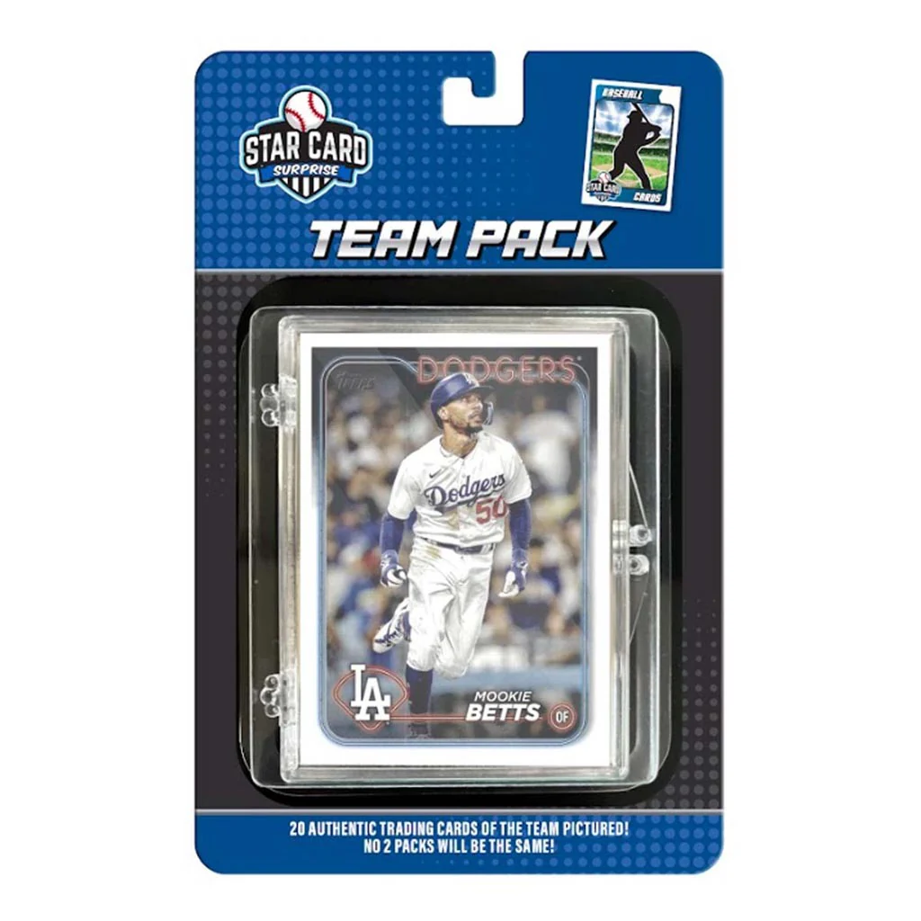 MLB Los Angeles Dodgers Star Card 20 Card Team Pack