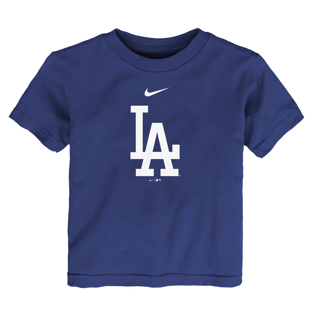 MLB Los Angeles Dodgers Toddler Nike Large Logo T-Shirt - Blue - Image 2