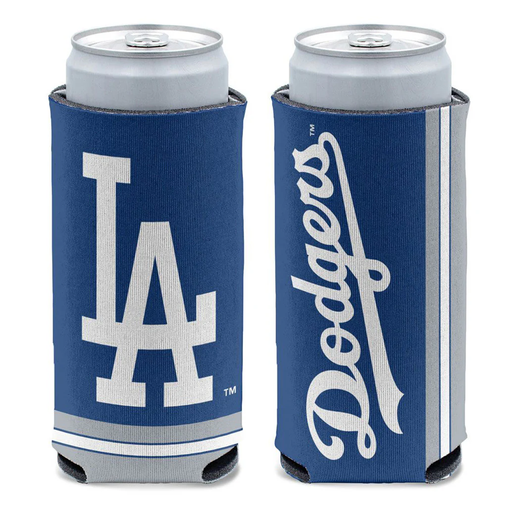 MLB Los Angeles Dodgers WinCraft 12oz Slim Logo Can Cooler - Blue
