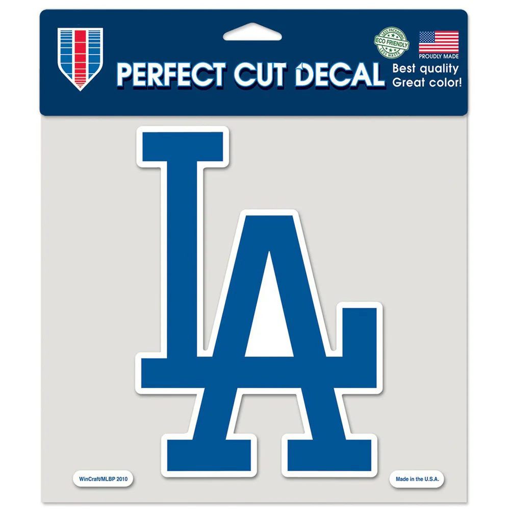MLB Los Angeles Dodgers WinCraft 8" x 8" Logo Decal