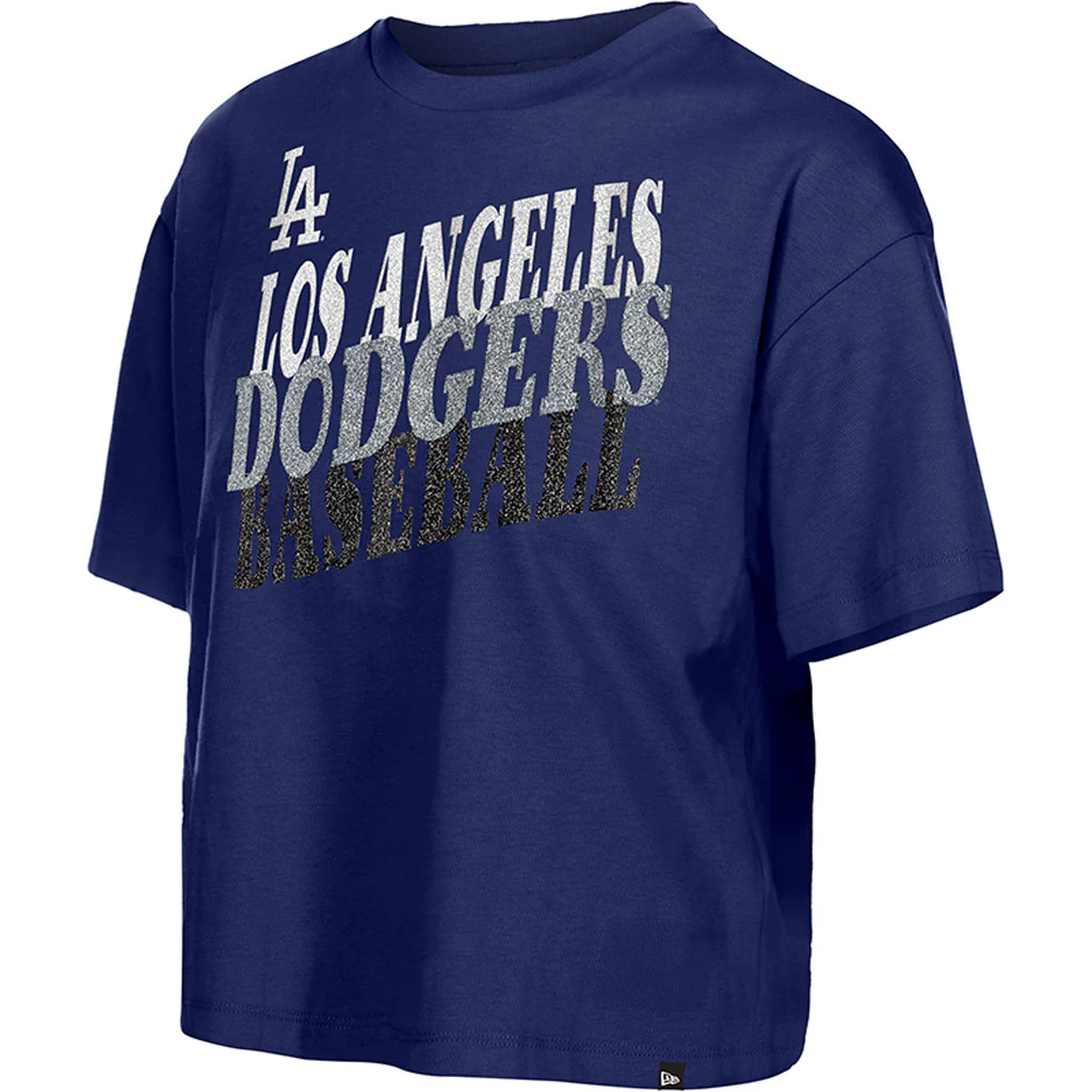 MLB Los Angeles Dodgers Women's New Era Game Day T-Shirt - Blue
