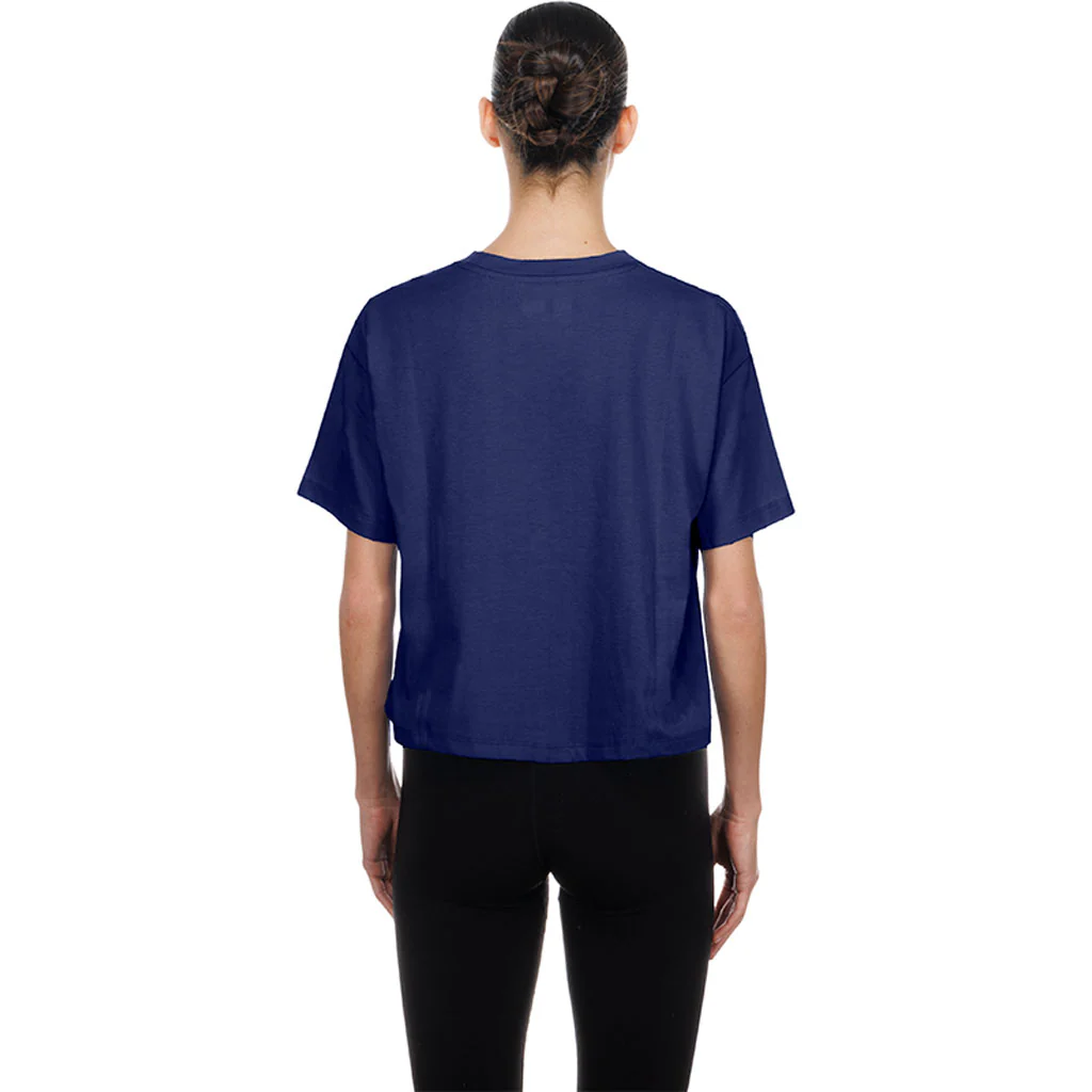MLB Los Angeles Dodgers Women's New Era Game Day T-Shirt - Blue - Image 4