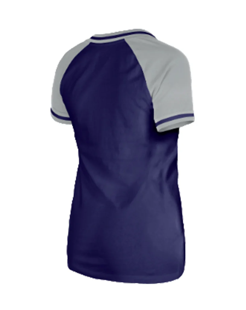 MLB Los Angeles Dodgers Women's New Era H1 T-Shirt - Blue - Image 2