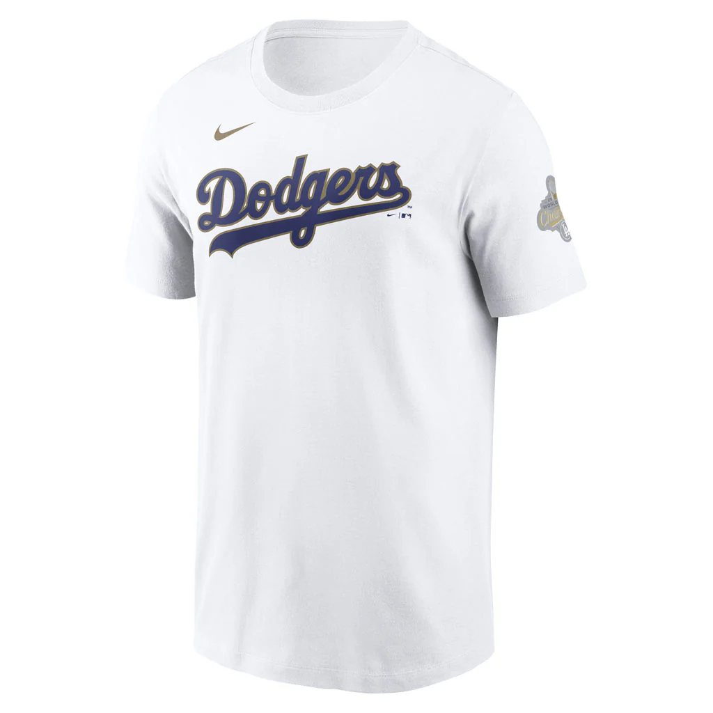 MLB Los Angeles Dodgers Yoshinobu Yamamoto Nike 2026 Gold Player T-Shirt - White - Image 2