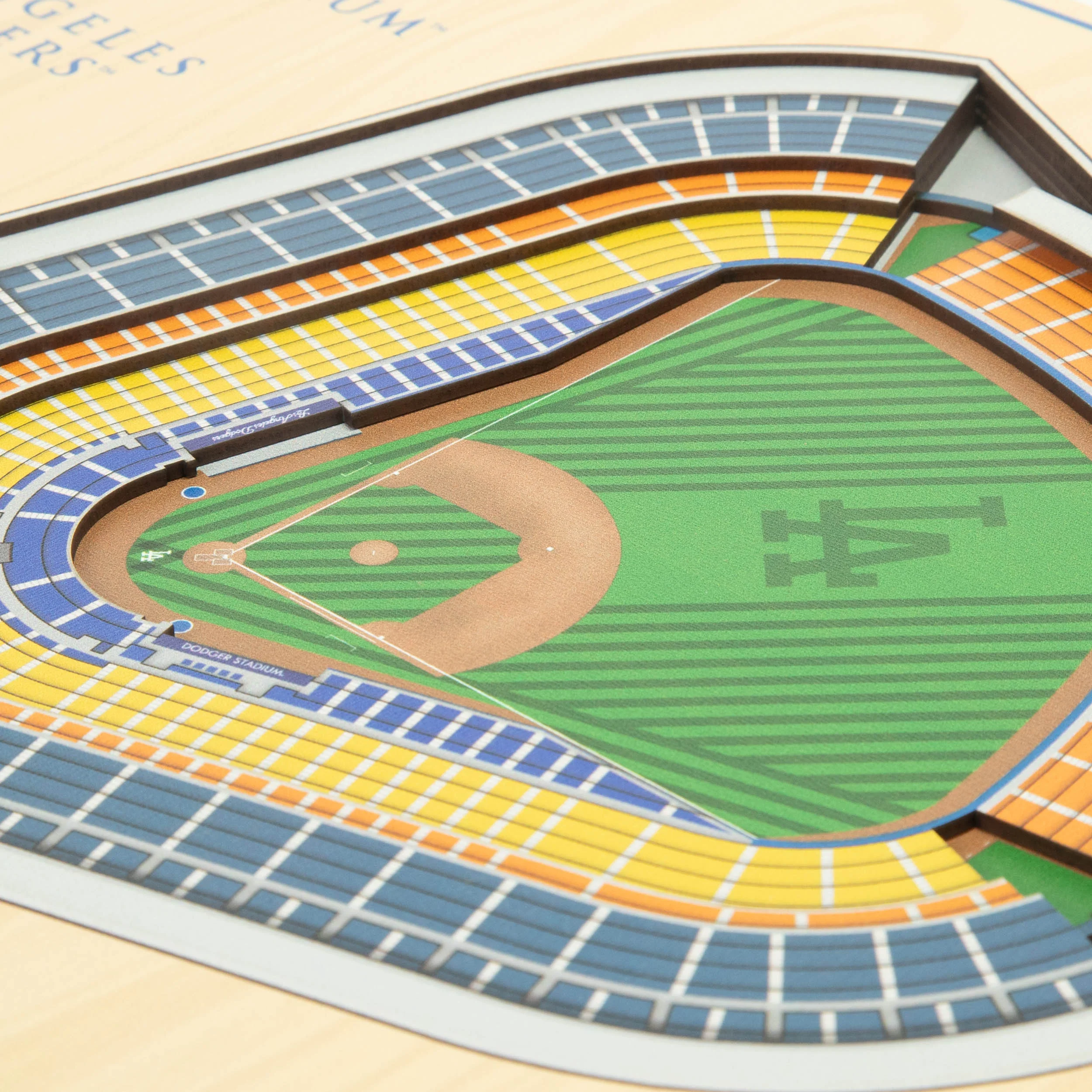 MLB Los Angeles Dodgers You the Fan 5-Layer 3D Stadium View Wall Art - Image 3