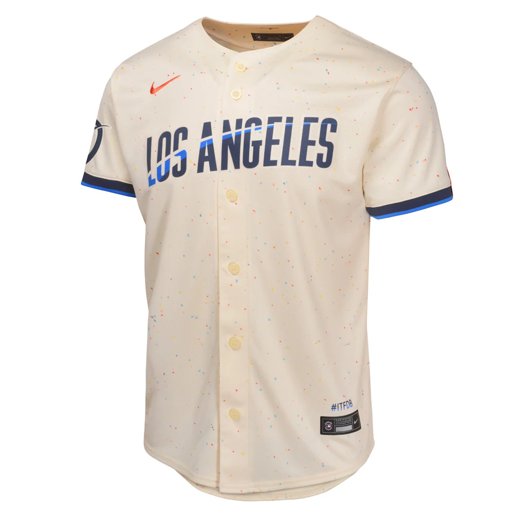 MLB Los Angeles Dodgers Youth Nike City Connect Limited Jersey - Image 2