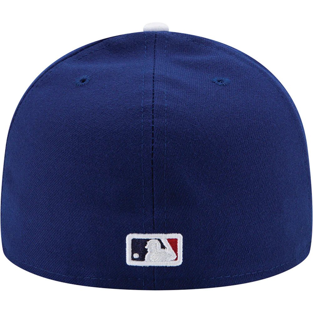MLB Los Angeles Dodgers Youth New Era Home Authentic Collection 59FIFTY Fitted Hat - Blue - Image 4