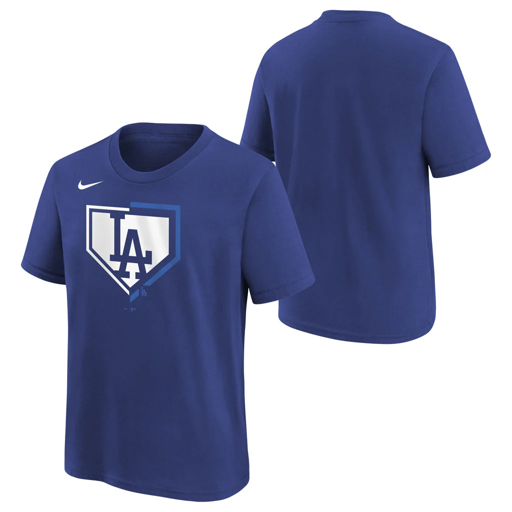 MLB Los Angeles Dodgers Youth Nike Authentic Collection Icon T-Shirt - Blue