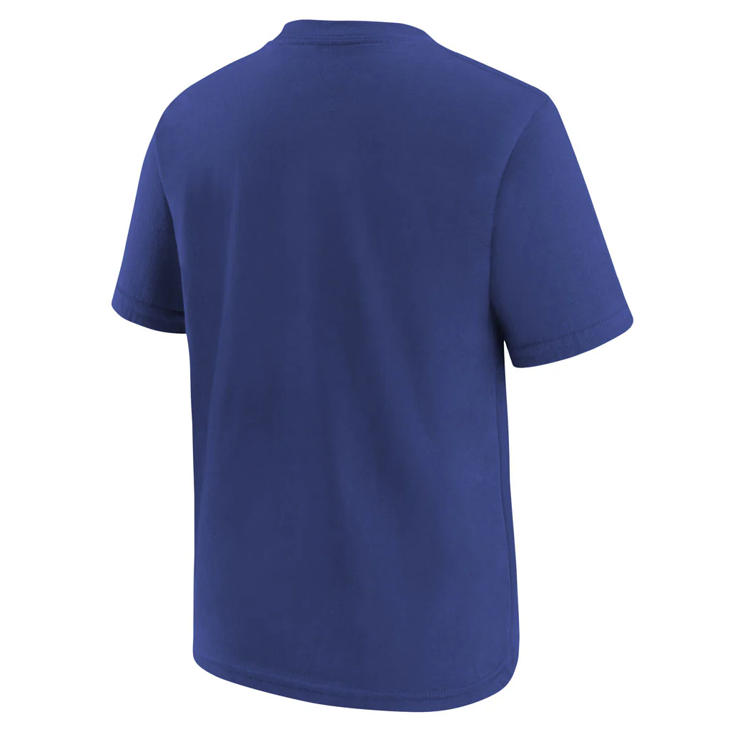MLB Los Angeles Dodgers Youth Nike Authentic Collection Icon T-Shirt - Blue - Image 3
