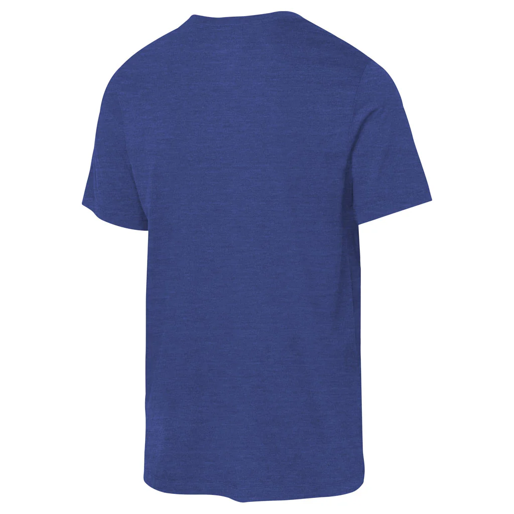 MLB Los Angeles Dodgers Youth Nike Authentic Collection Triblend T-Shirt - Blue - Image 3