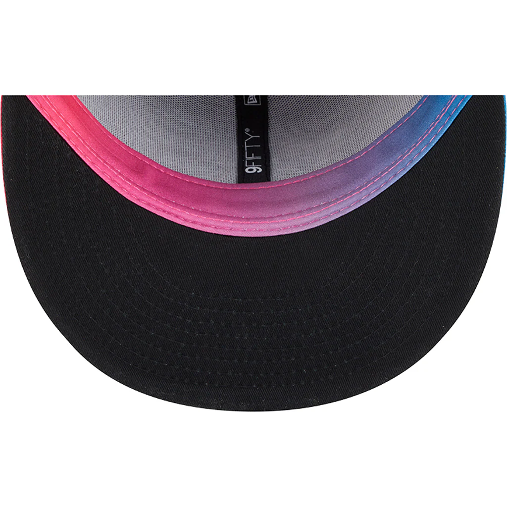 MLB Miami Marlins New Era 2025 City Connect 9FIFTY Snapback Hat - Black - Image 5