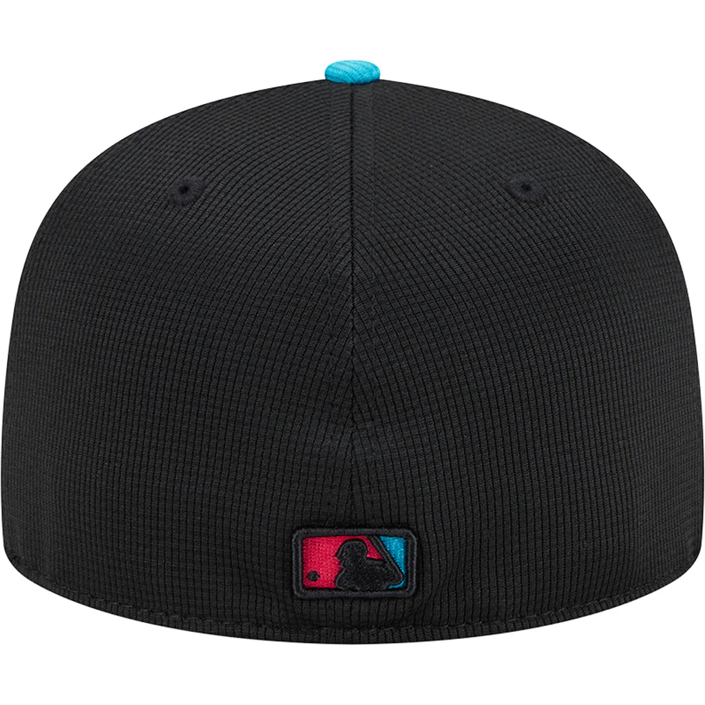 MLB Miami Marlins New Era 2025 City Connect Batting Practice 59FIFTY Fitted Hat - Black - Image 4