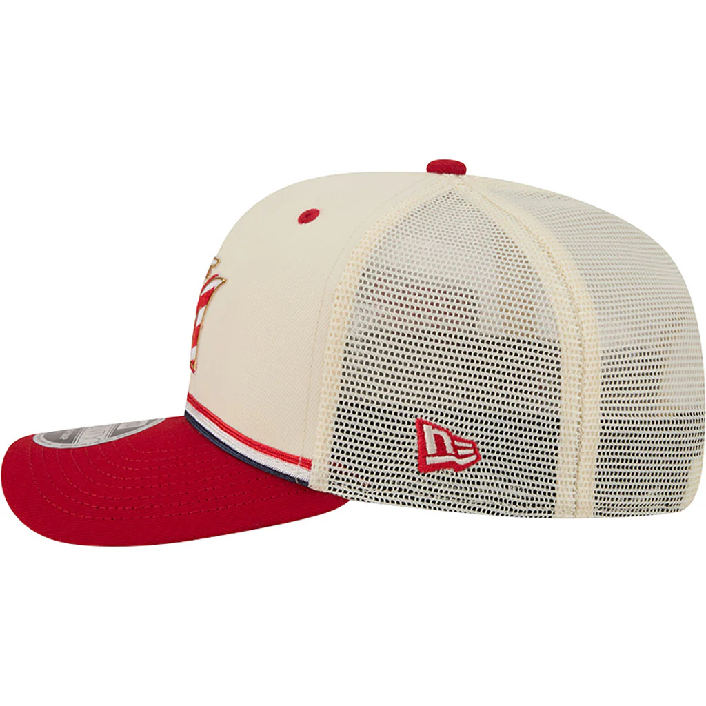 MLB Miami Marlins New Era 2026 4th of July 9SEVENTY Stretch Snapback Hat - Cream - Image 4