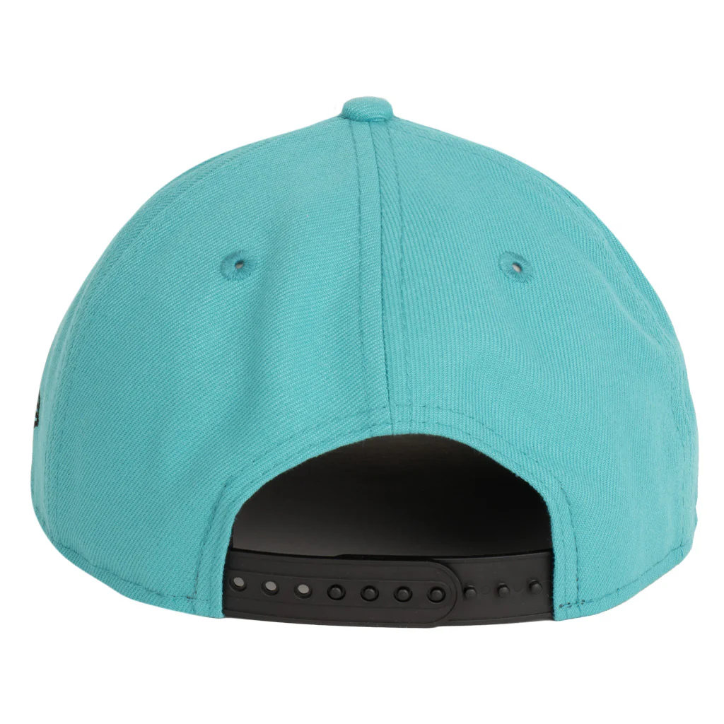 MLB Miami Marlins New Era Team Undervisor 9FIFTY A-Frame Snapback Hat - Teal - Image 3
