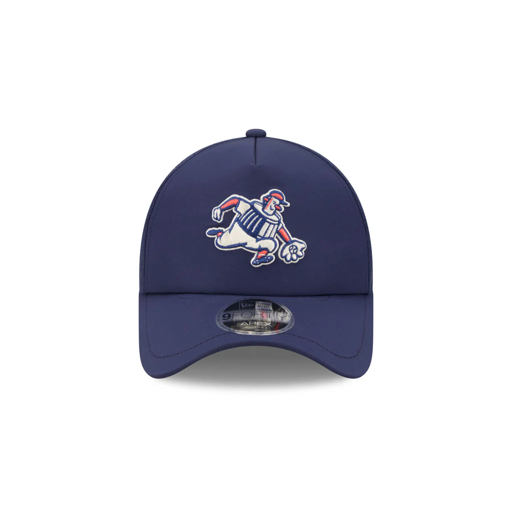MLB Milwaukee Brewers New Era 2026 Batting Practice City Connect Apex 9FORTY Snapback Hat - Navy - Image 3
