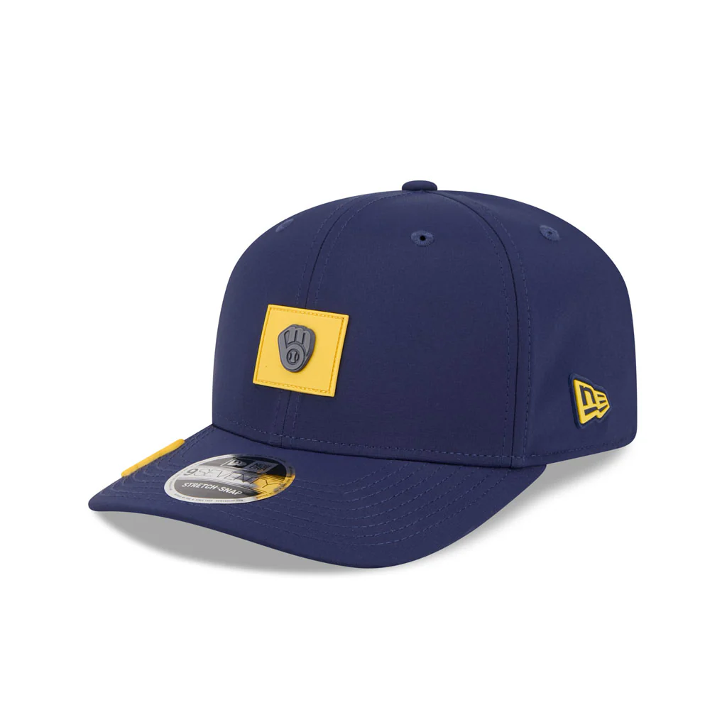 MLB Milwaukee Brewers New Era 2026 Clubhouse 9SEVENTY Stretch Snap Hat - Blue