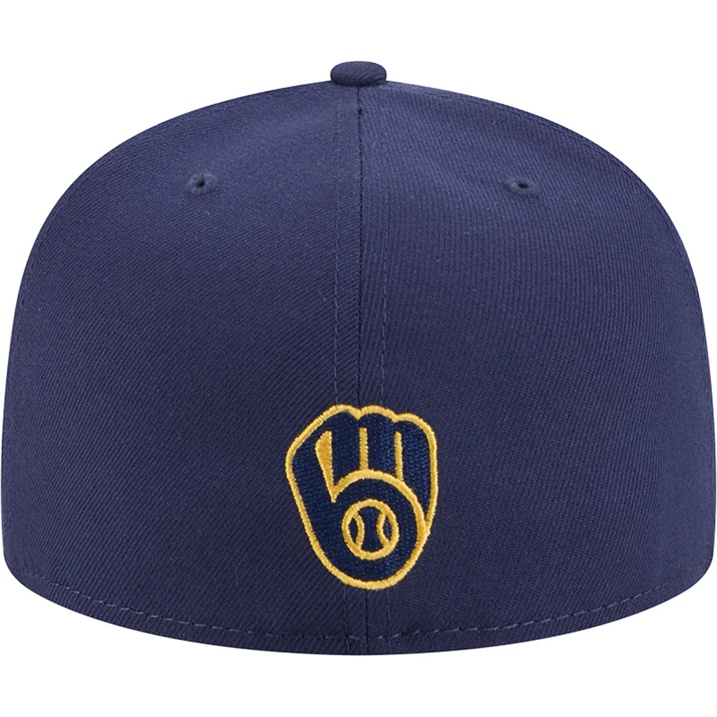 MLB Milwaukee Brewers New Era City Connect Fan Pack 59FIFTY Fitted Hat - Blue - Image 4