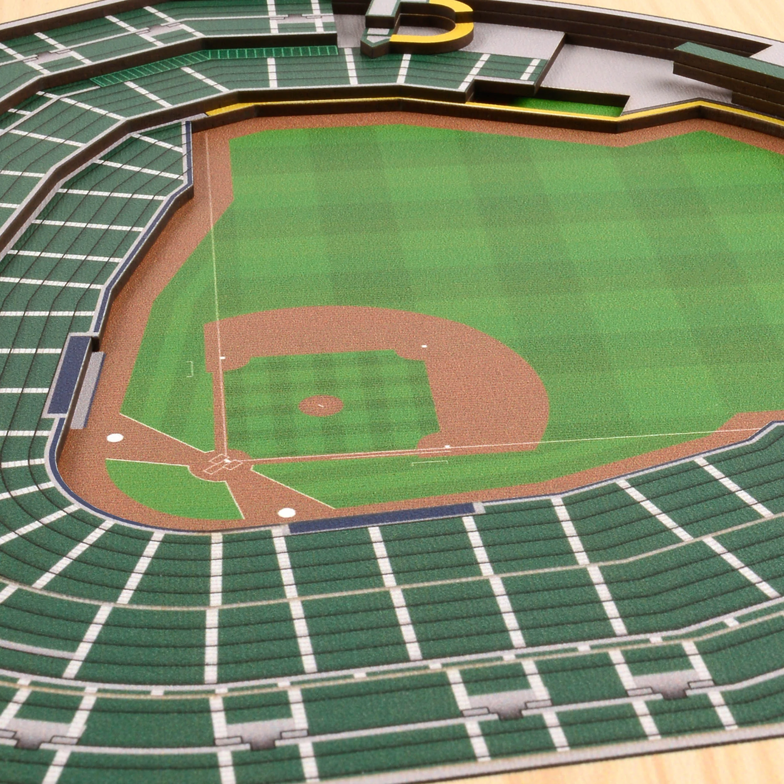 MLB Milwaukee Brewers You the Fan 5-Layer 3D Stadium View Wall Art - Image 3