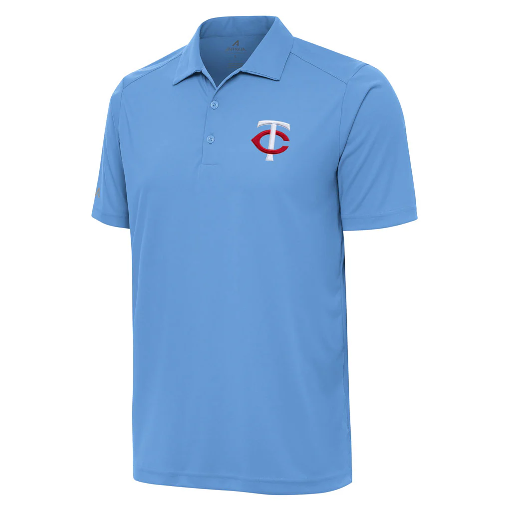 MLB Minnesota Twins Antigua Tribute Polo - Blue