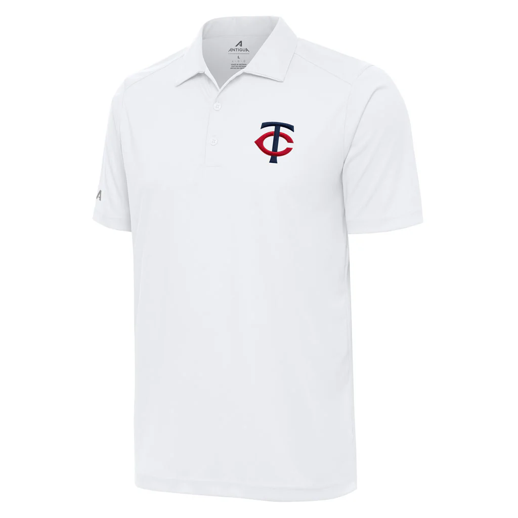 MLB Minnesota Twins Antigua Tribute Polo - White