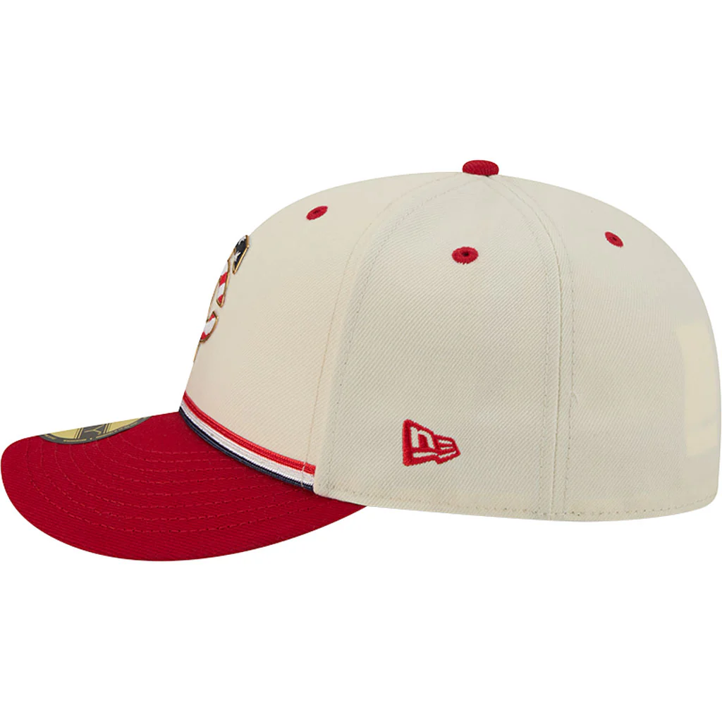 MLB Minnesota Twins New Era 2026 4th of July 59FIFTY Fitted Hat - Cream - Image 4