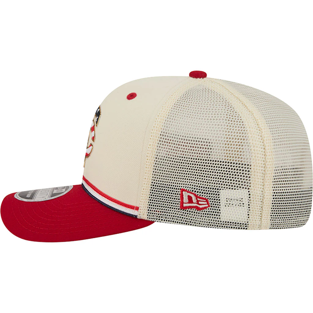 MLB Minnesota Twins New Era 2026 4th of July 9SEVENTY Stretch Snapback Hat - Cream - Image 4