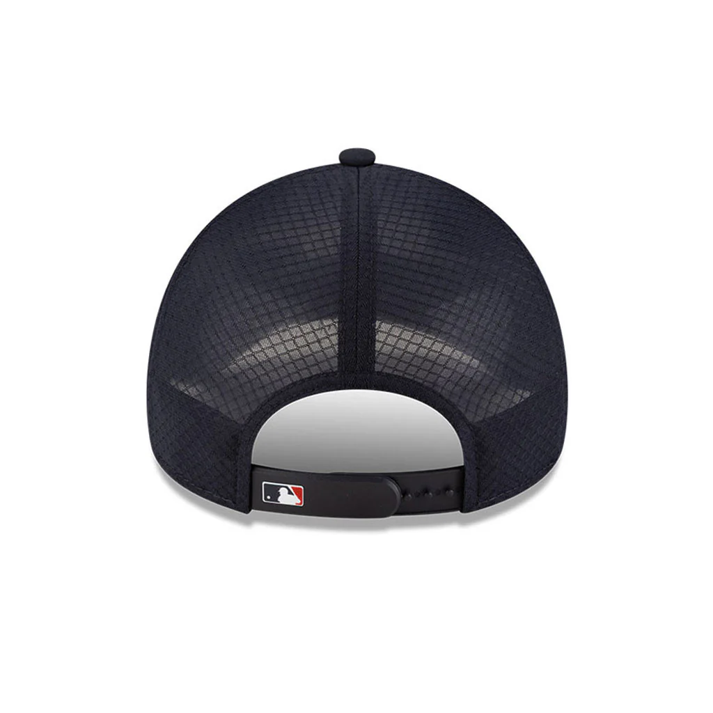 MLB Minnesota Twins New Era Batting Practice Apex 9FORTY Snapback Hat - Navy - Image 3