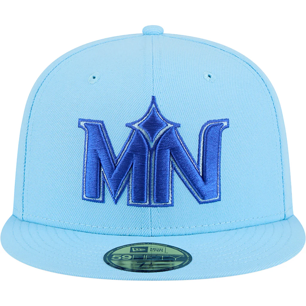 MLB Minnesota Twins New Era City Connect Fan Pack 59FIFTY Fitted Hat - Blue - Image 3