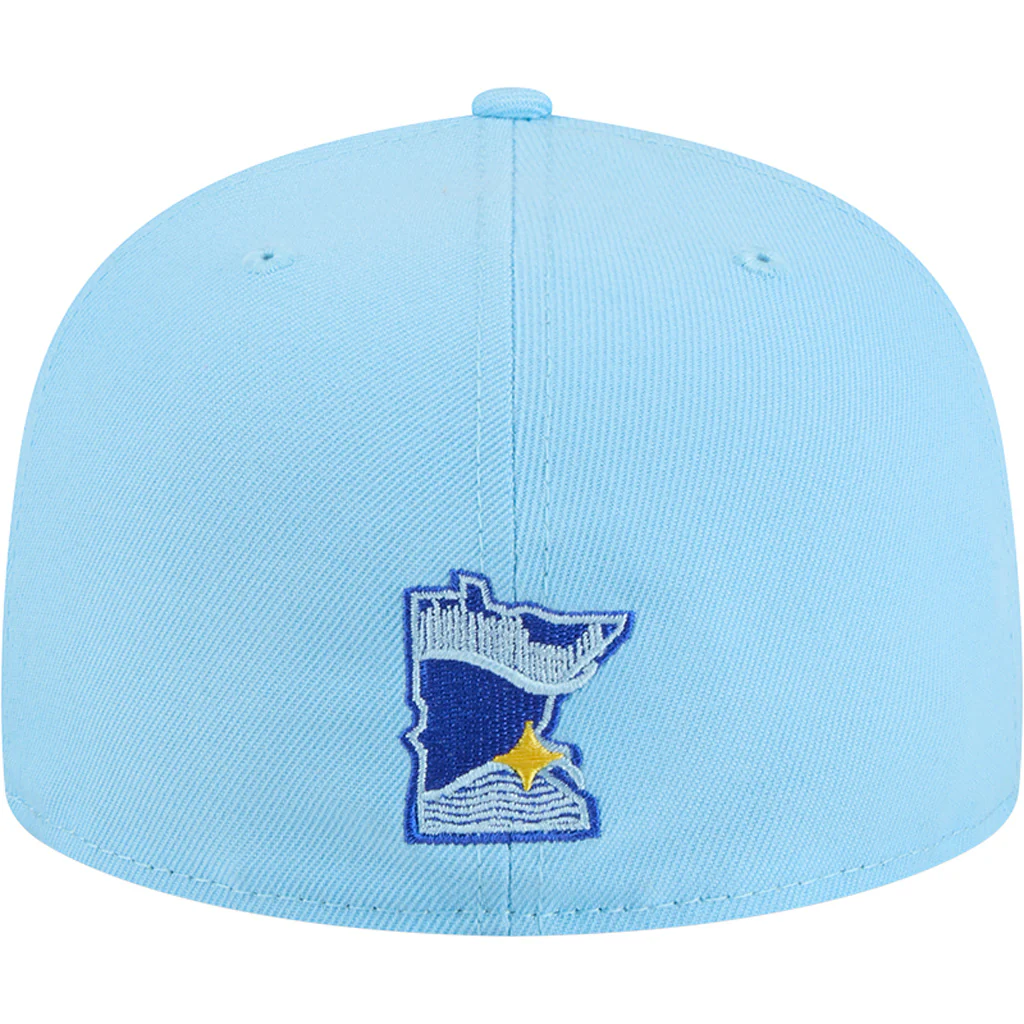 MLB Minnesota Twins New Era City Connect Fan Pack 59FIFTY Fitted Hat - Blue - Image 4