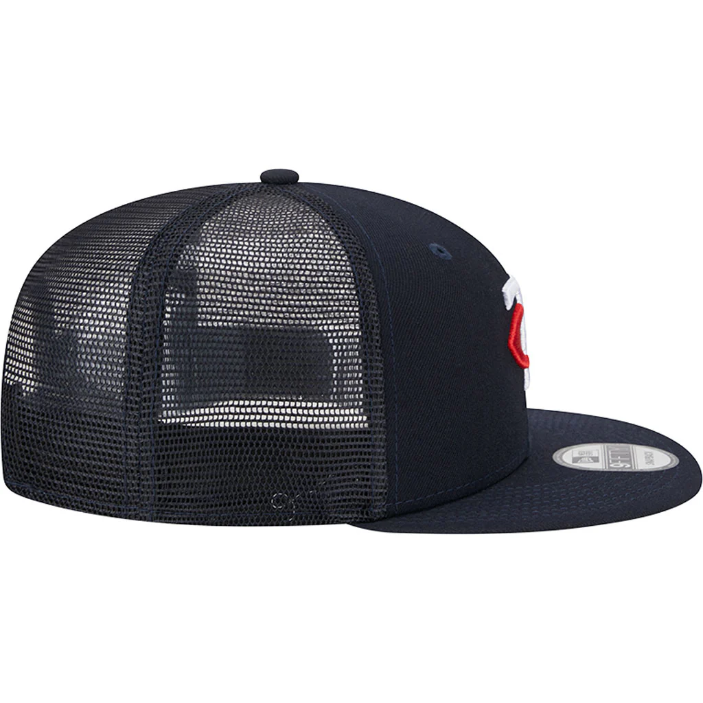 MLB Minnesota Twins New Era OTC Trucker 9FIFTY Snapback Hat - Navy - Image 5