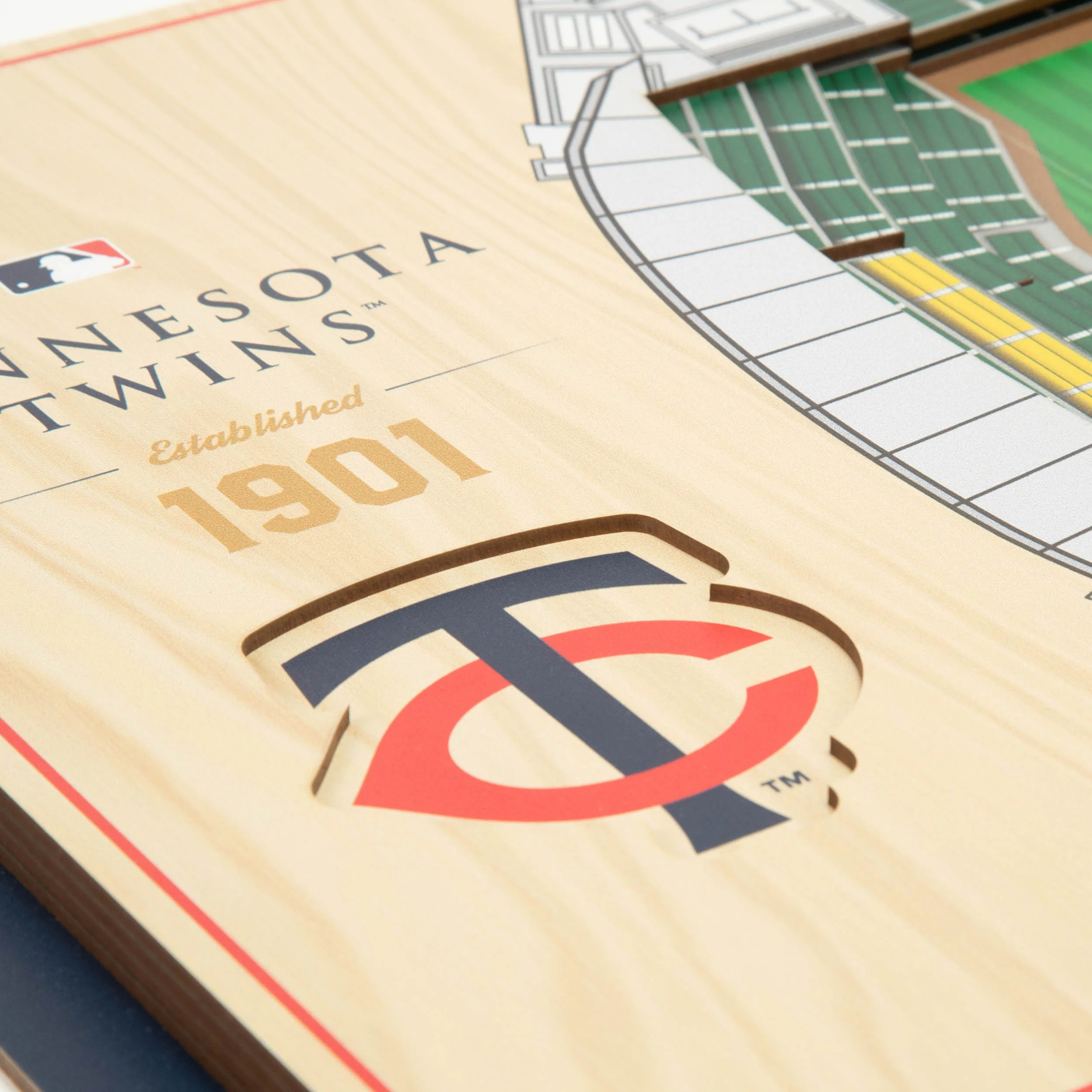 MLB Minnesota Twins You the Fan 5-Layer 3D Stadium View Wall Art - Image 4