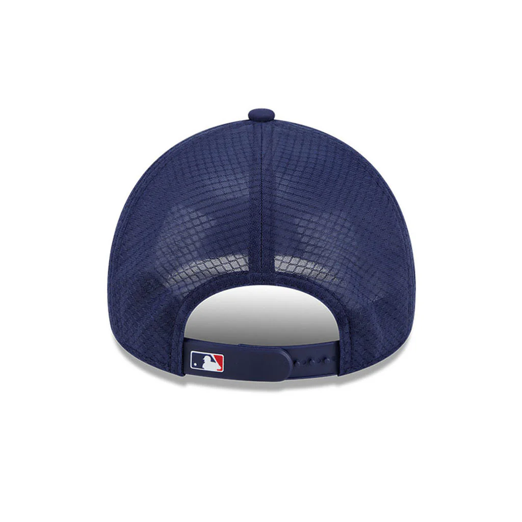 MLB New Era Batting Practice Apex 9FORTY Snapback Hat - Blue - Image 3
