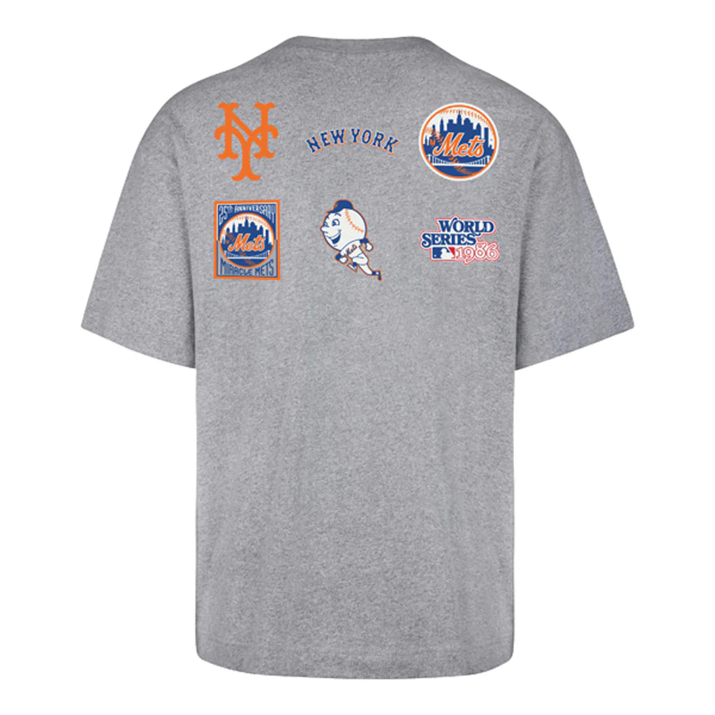 MLB New York Mets '47 History Lock Foundation T-Shirt - Gray - Image 2