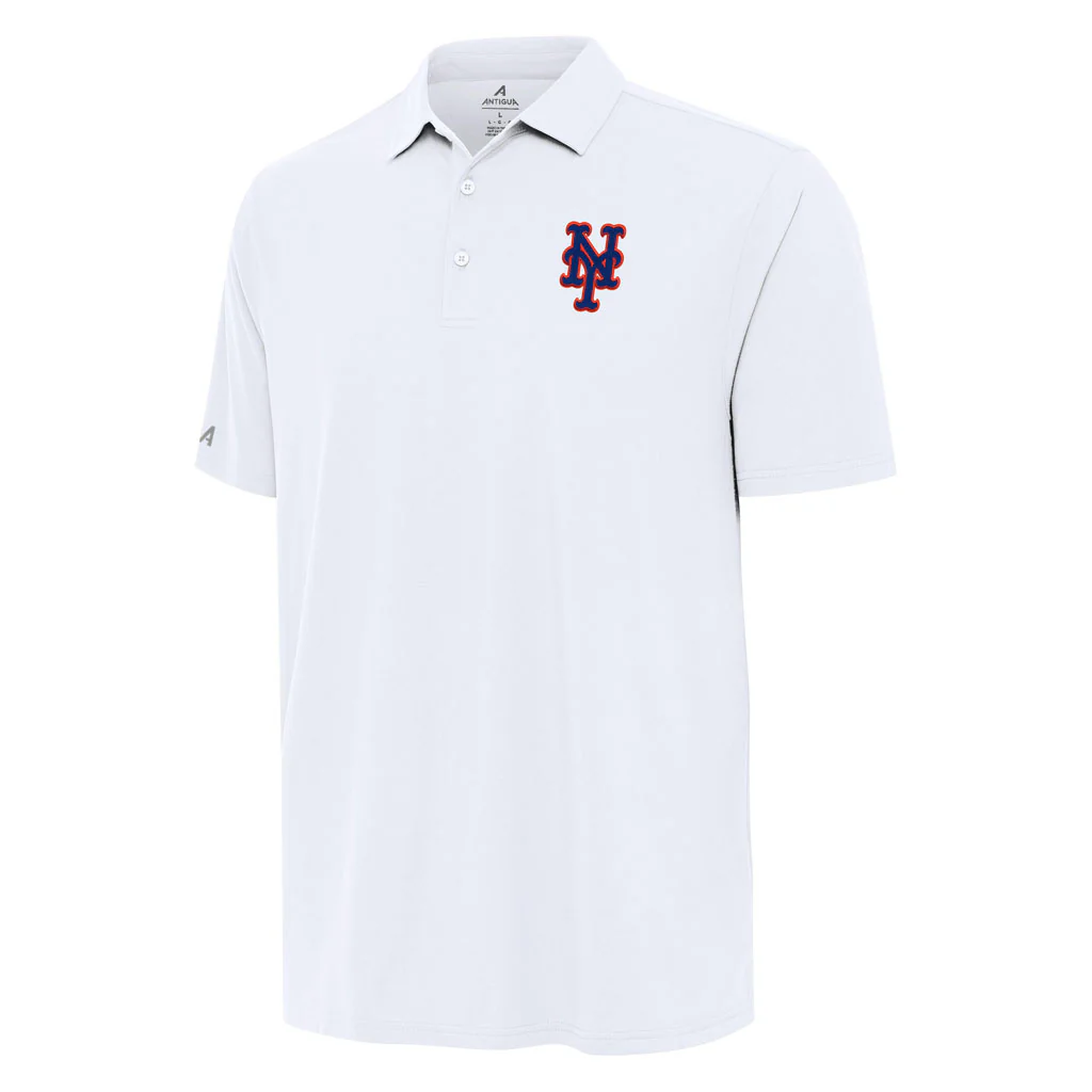 MLB New York Mets Antigua Era Polo - White