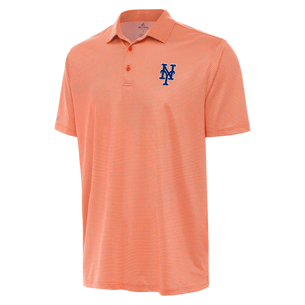 MLB New York Mets Antigua Rings Polo - Orange