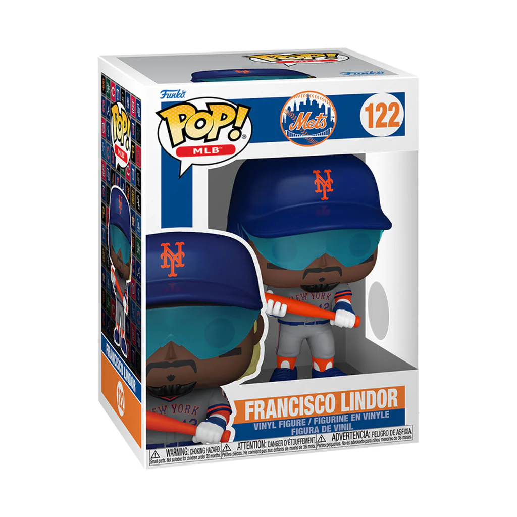 MLB New York Mets Francisco Lindor Funko Pop! Vinyl Figure - Image 2