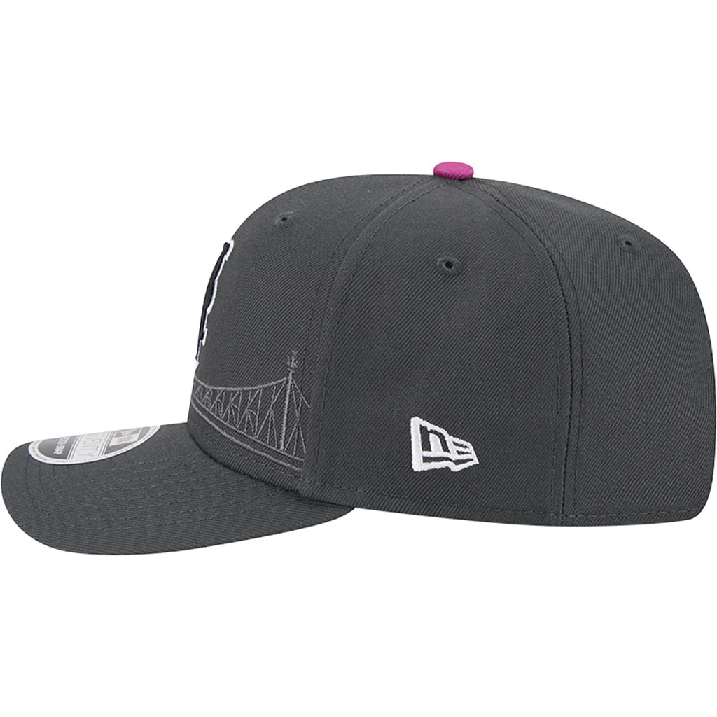 MLB New York Mets New Era 2024 City Connect 9SEVENTY Snapback Hat - Graphite - Image 4