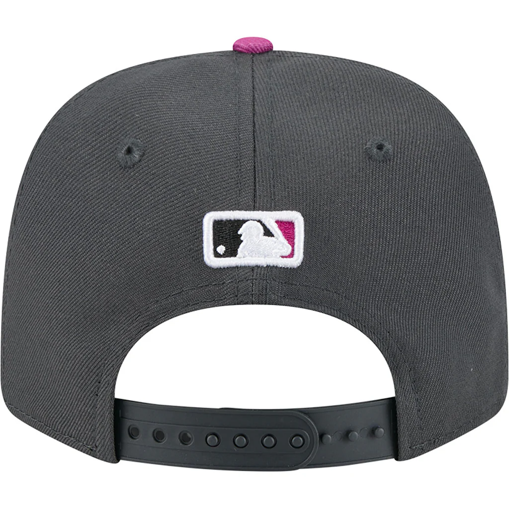MLB New York Mets New Era 2024 City Connect 9SEVENTY Snapback Hat - Graphite - Image 6