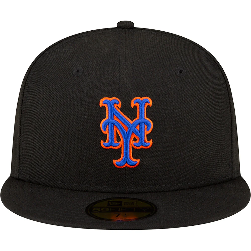 MLB New York Mets New Era Authentic Collection Alternate On-Field 59FIFTY Fitted Hat - Black - Image 3