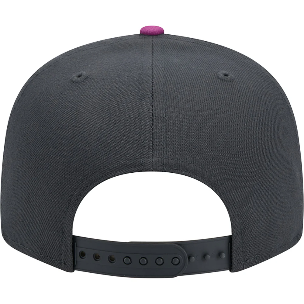 MLB New York Mets New Era City Connect 9FIFTY Snapback Hat - Graphite - Image 4